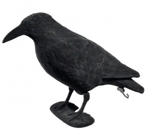 Vločkovaná vrana plast-38cm